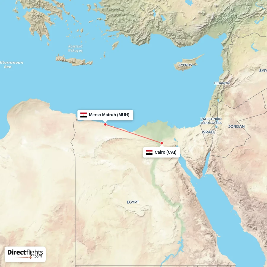 MUH - CAI route map