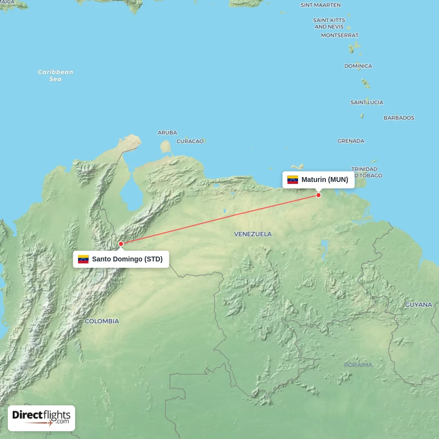 MUN - STD route map