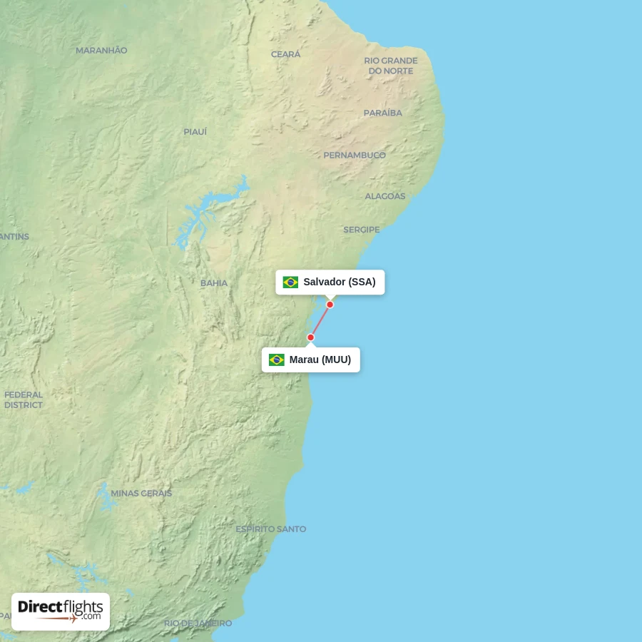 MUU - SSA route map