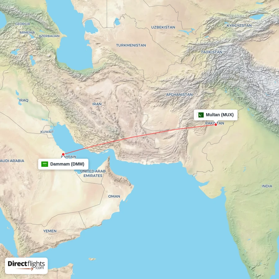MUX - DMM route map