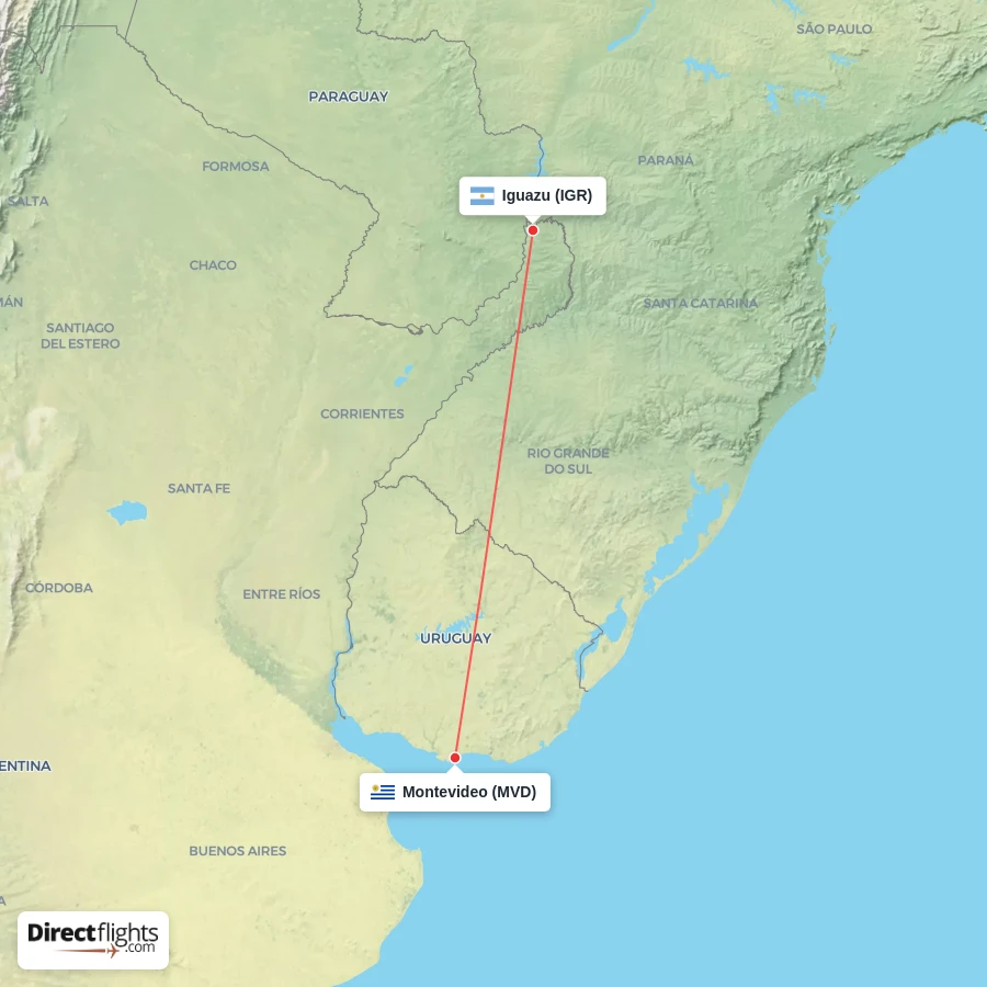 MVD - IGR route map