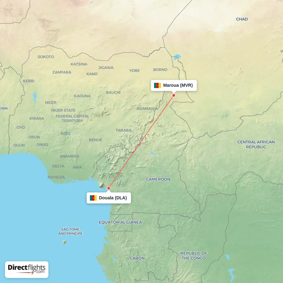 MVR - DLA route map
