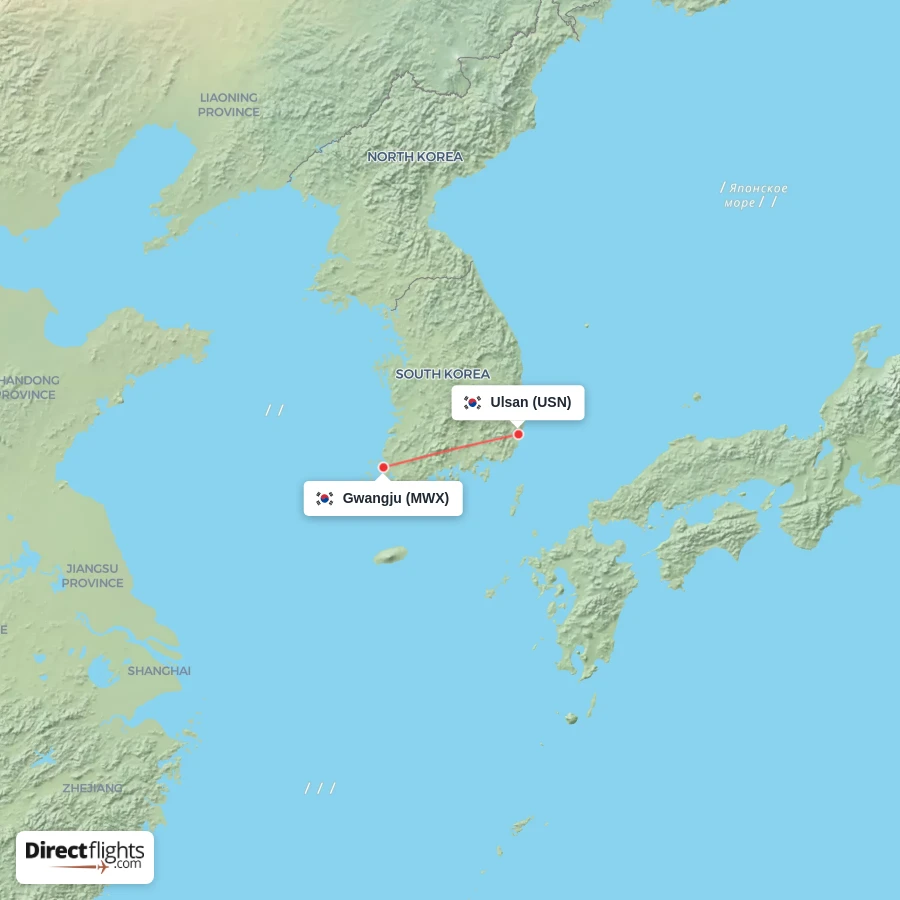 MWX - USN route map