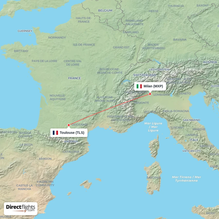 MXP - TLS route map