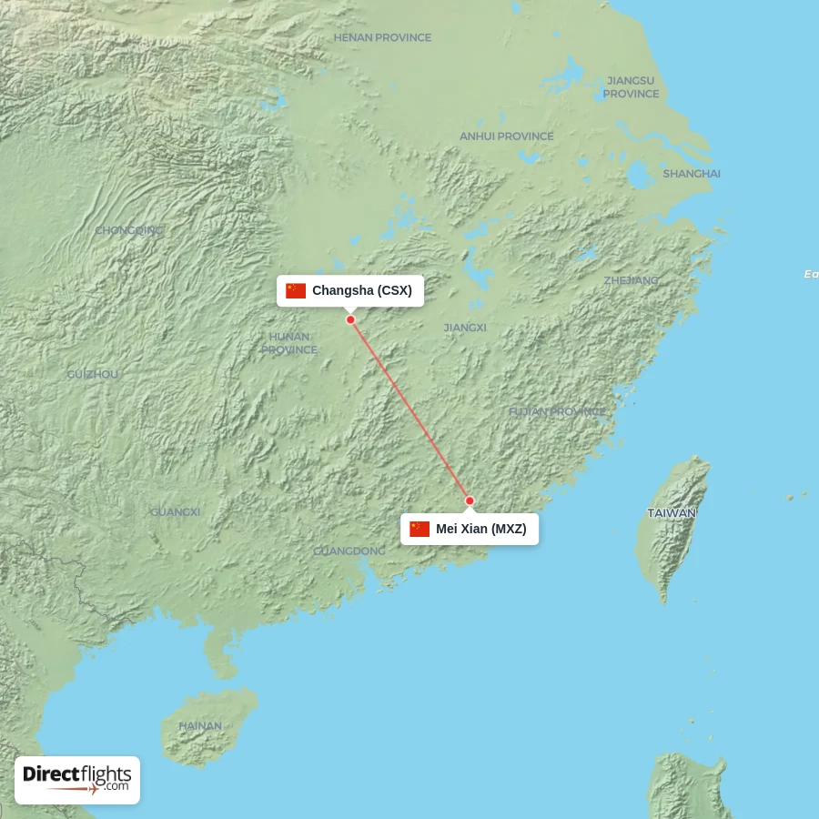 MXZ - CSX route map