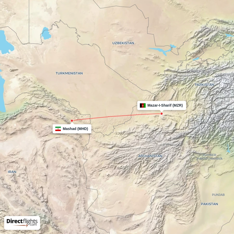 MZR - MHD route map