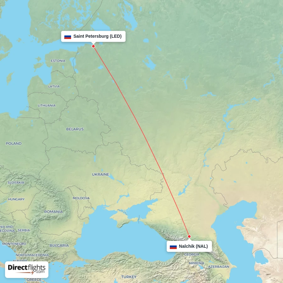 NAL - LED route map