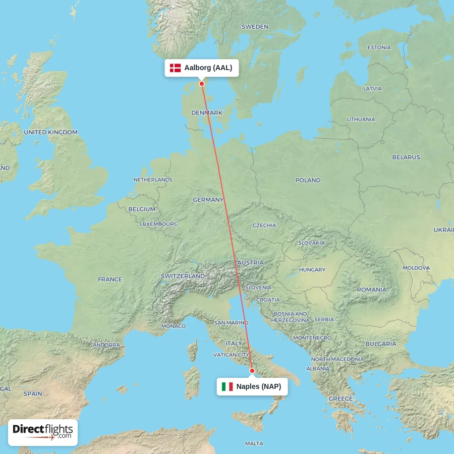 NAP - AAL route map
