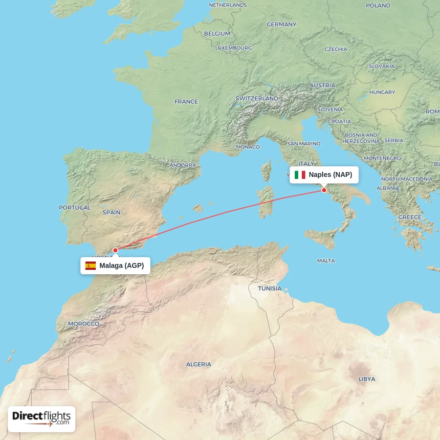 NAP - AGP route map
