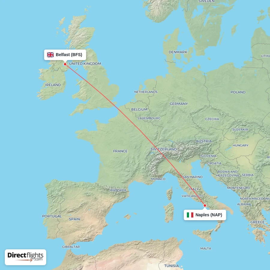 NAP - BFS route map