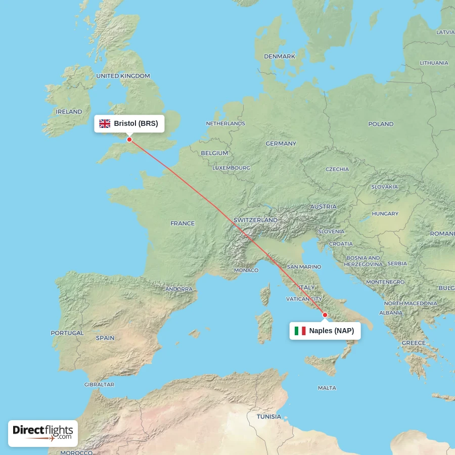 NAP - BRS route map