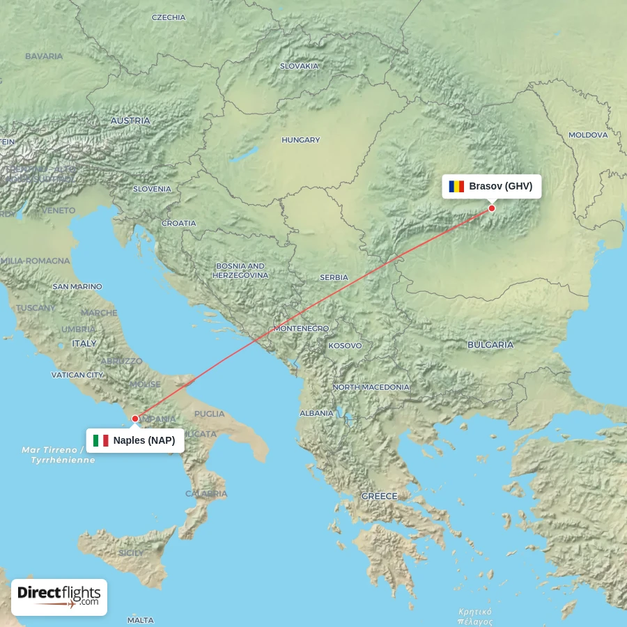NAP - GHV route map