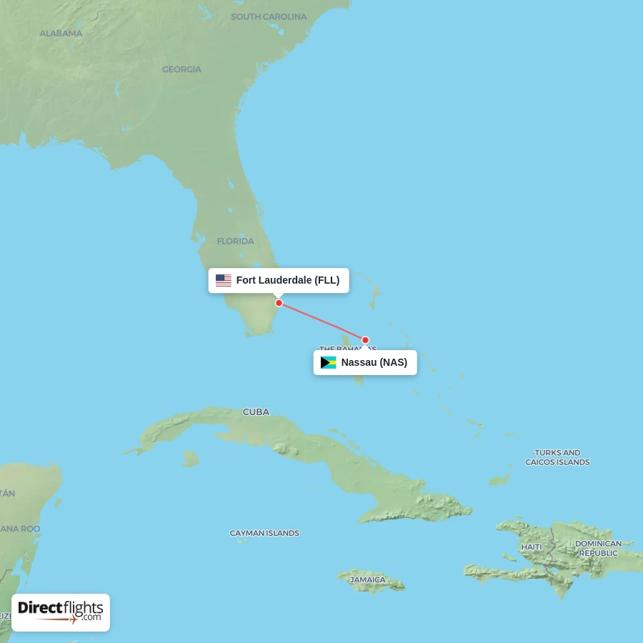 NAS - FLL route map