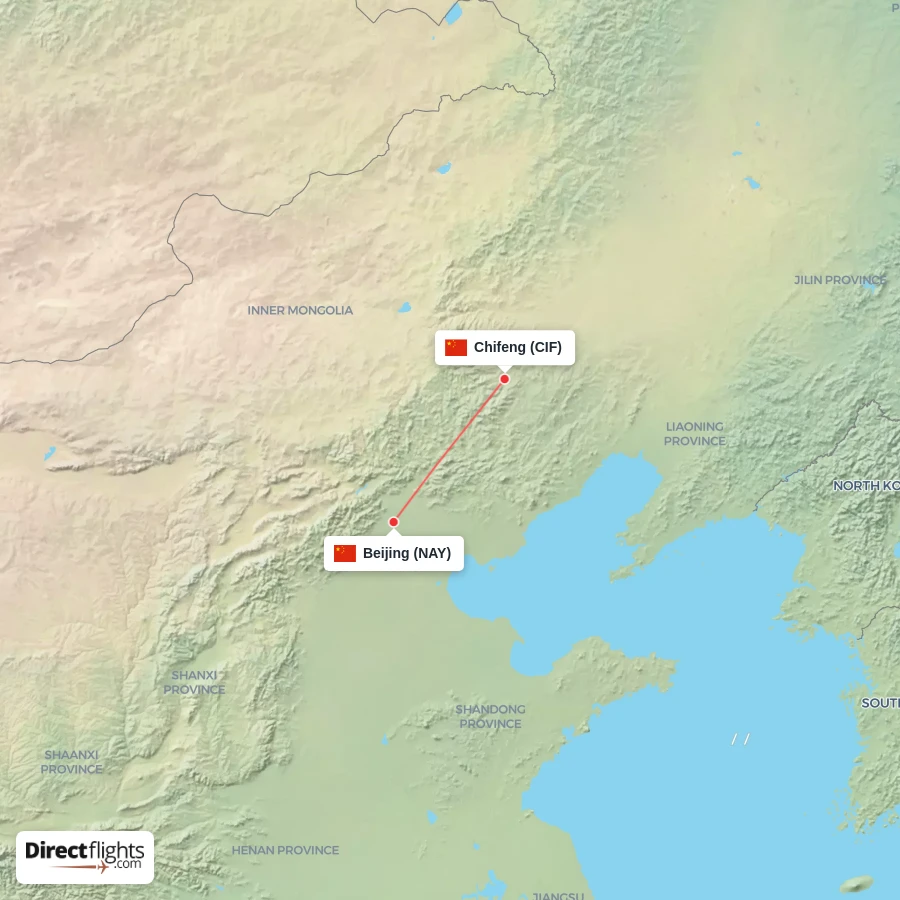 NAY - CIF route map