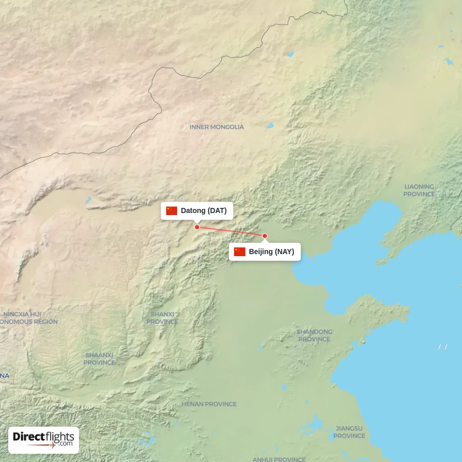 NAY - DAT route map