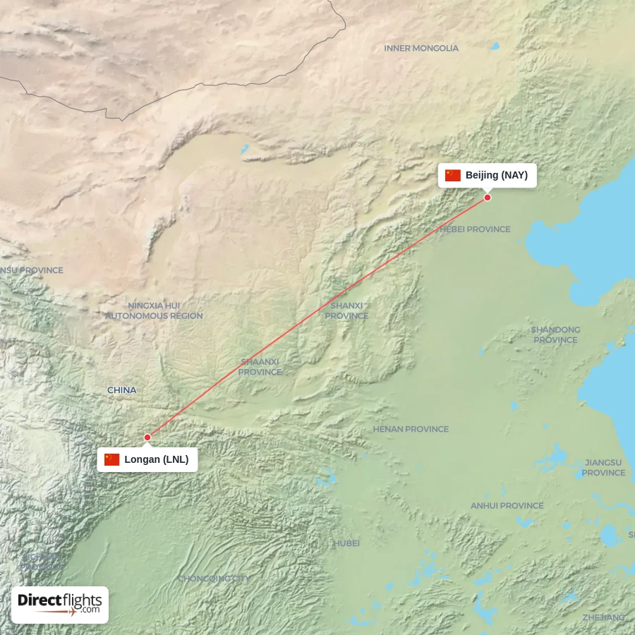 NAY - LNL route map