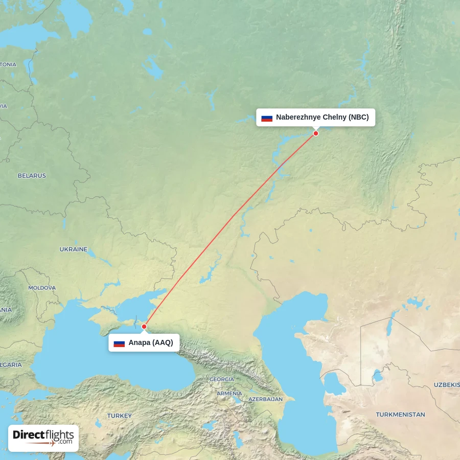 NBC - AAQ route map