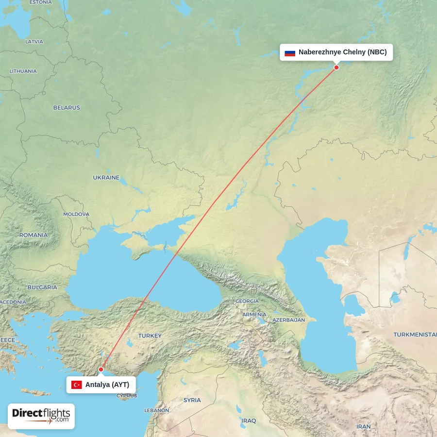 NBC - AYT route map