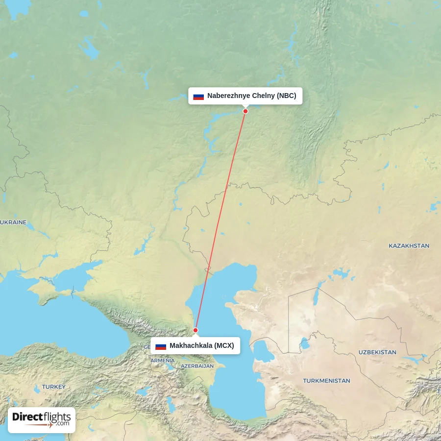 NBC - MCX route map