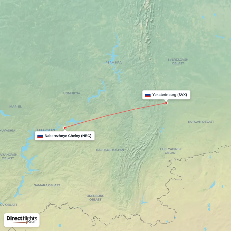 NBC - SVX route map