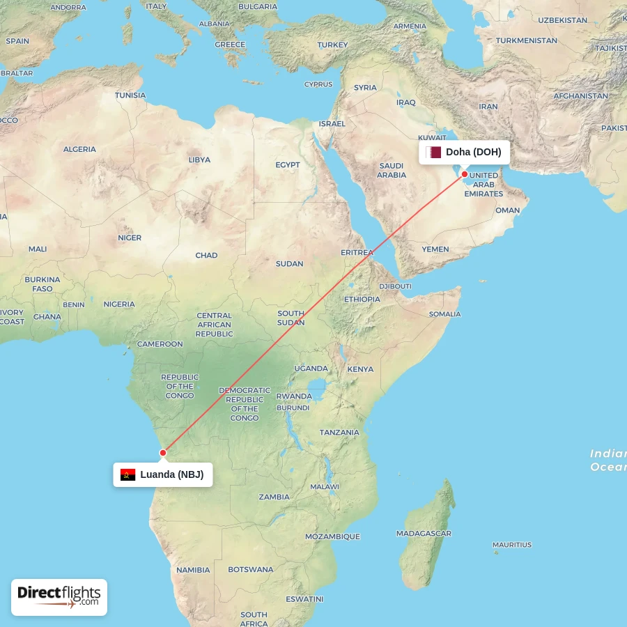 NBJ - DOH route map