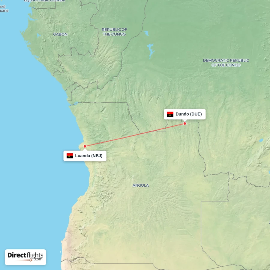 NBJ - DUE route map