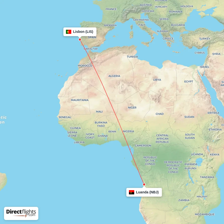 NBJ - LIS route map