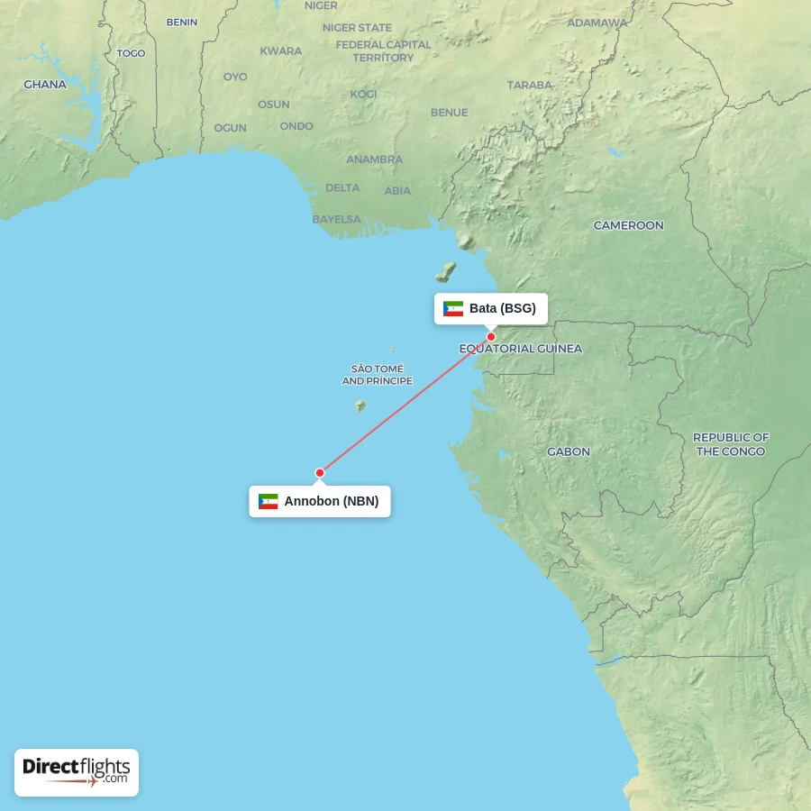 NBN - BSG route map
