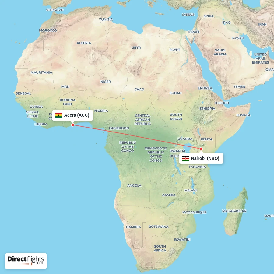 NBO - ACC route map