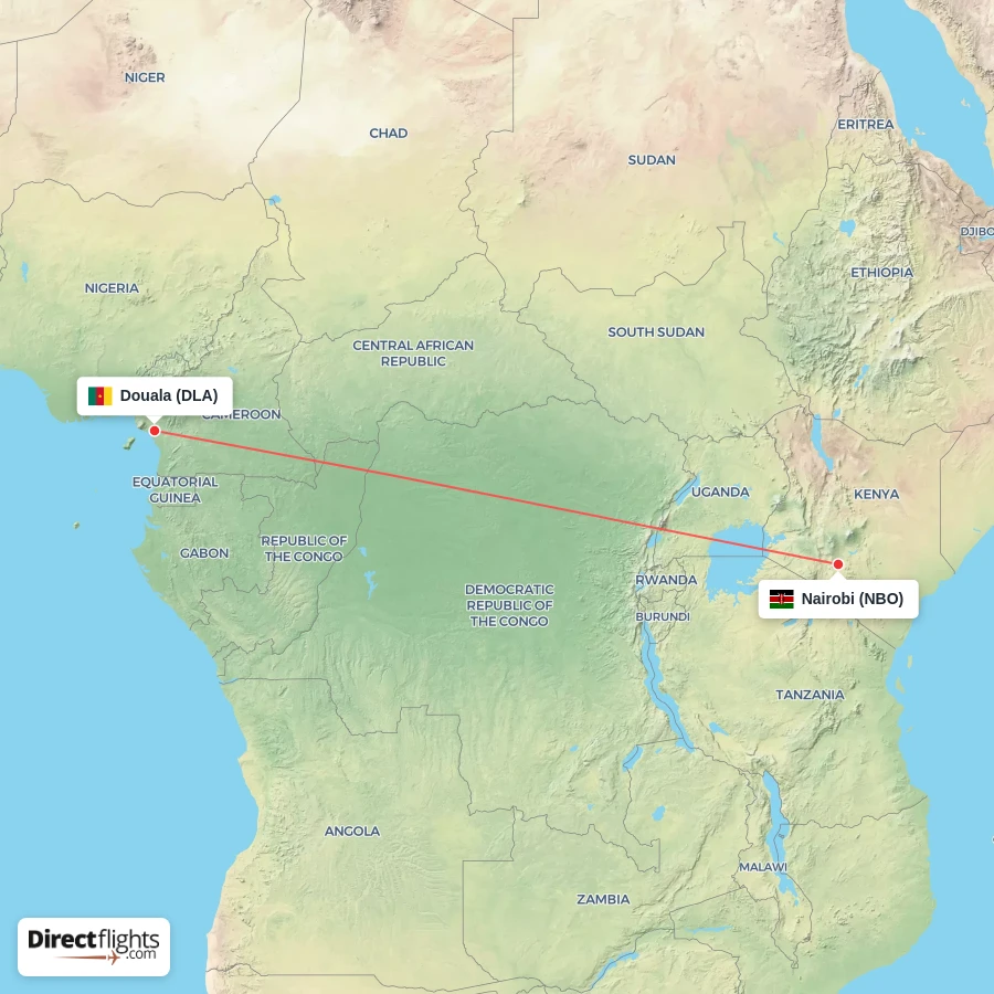 NBO - DLA route map