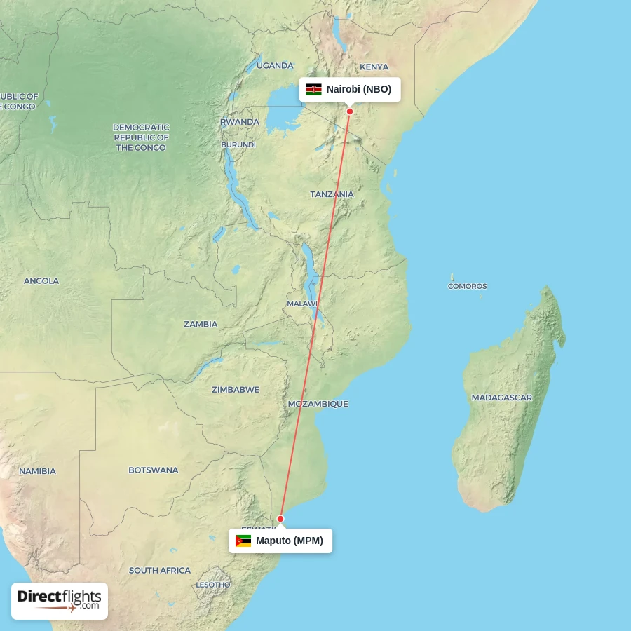 NBO - MPM route map