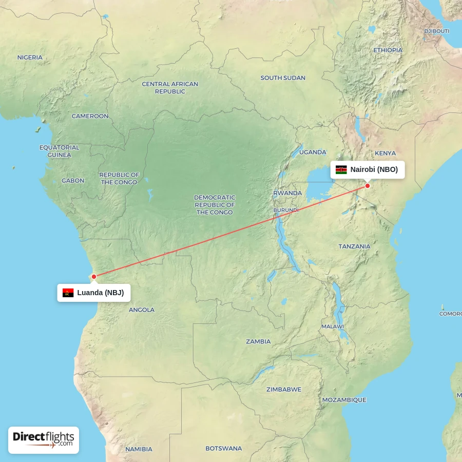 NBO - NBJ route map