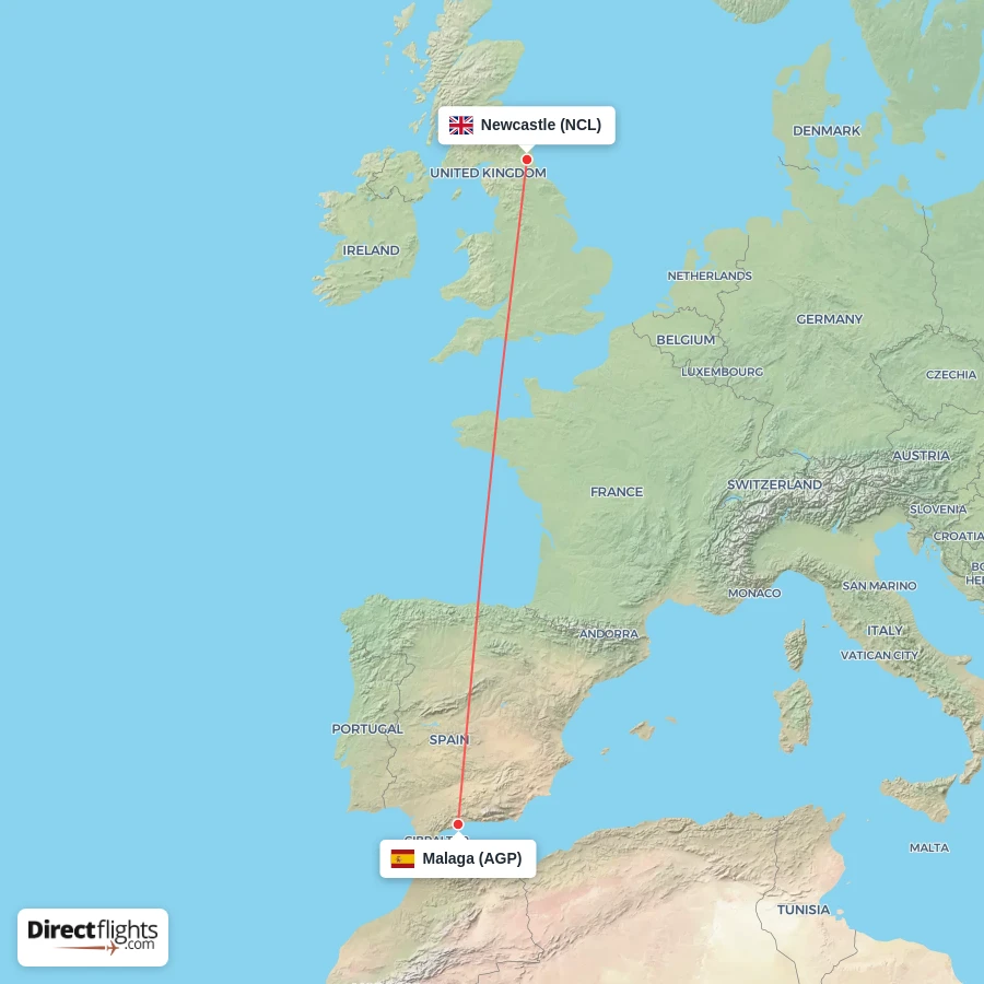 NCL - AGP route map