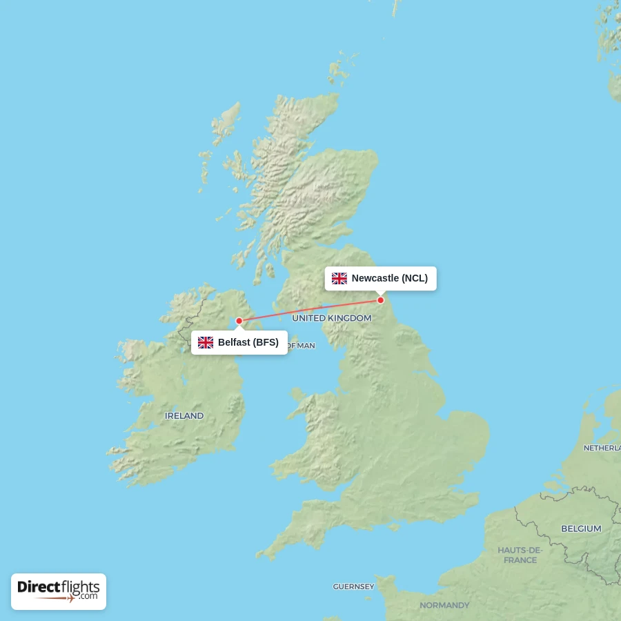 NCL - BFS route map