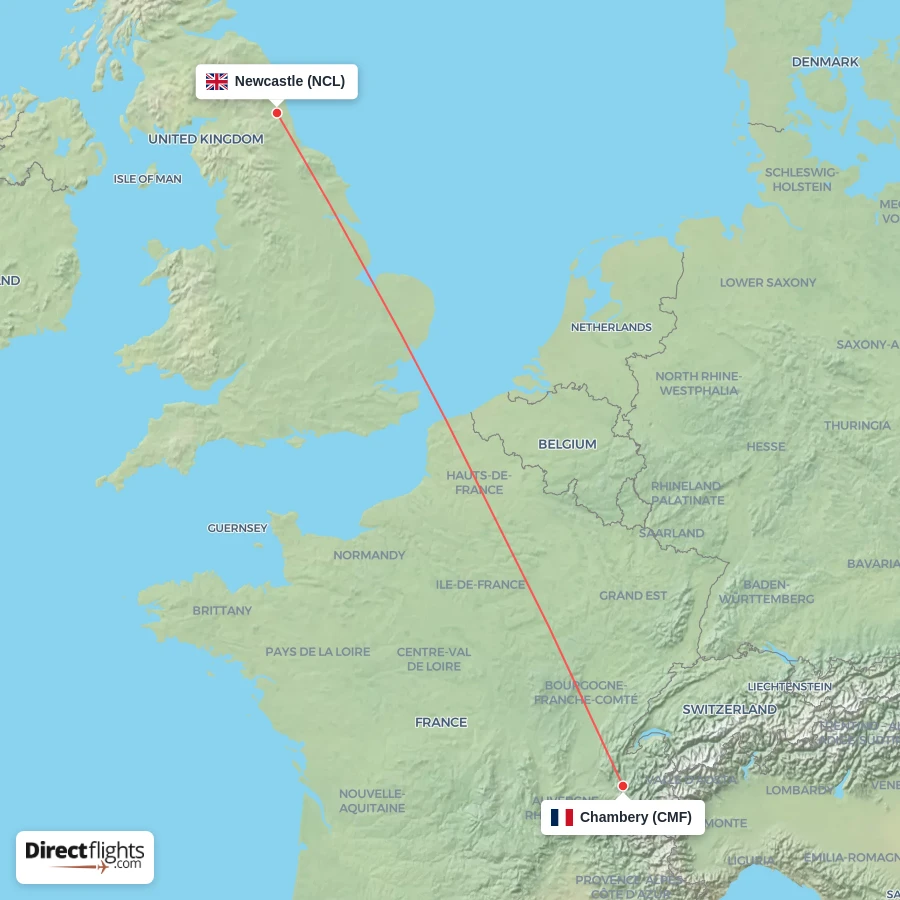 NCL - CMF route map