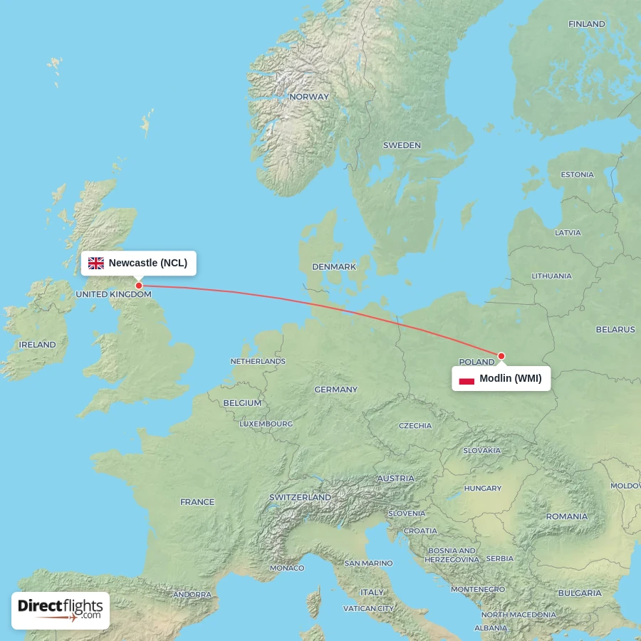 NCL - WMI route map