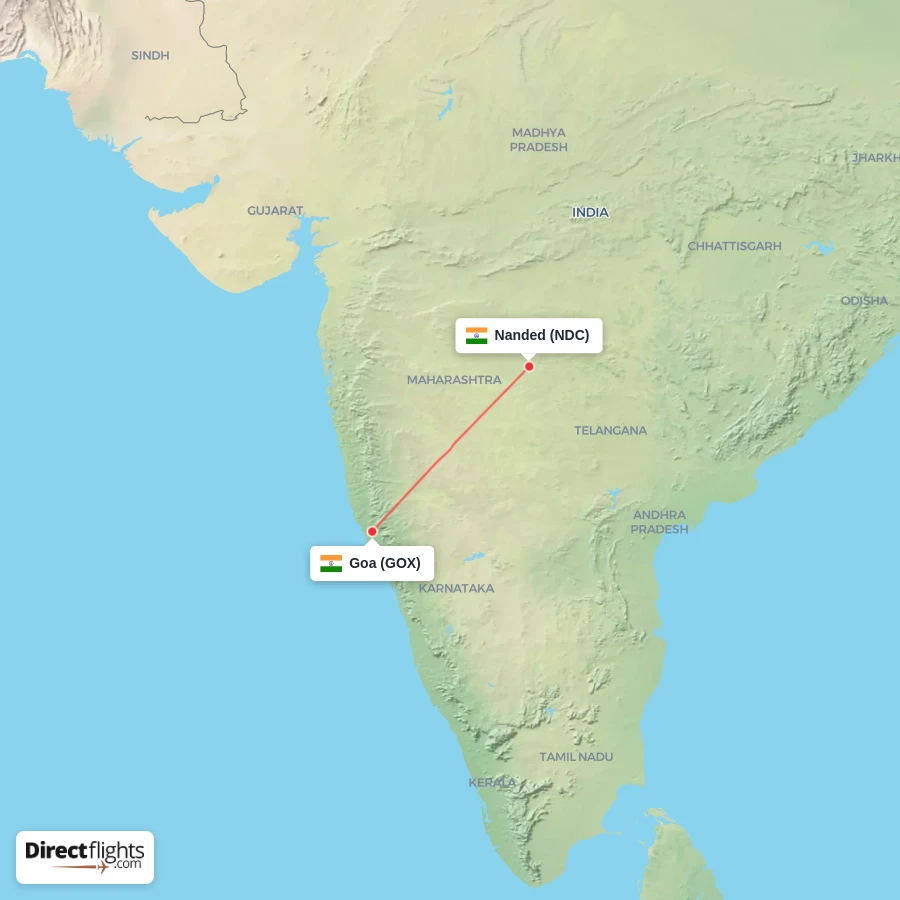 NDC - GOX route map