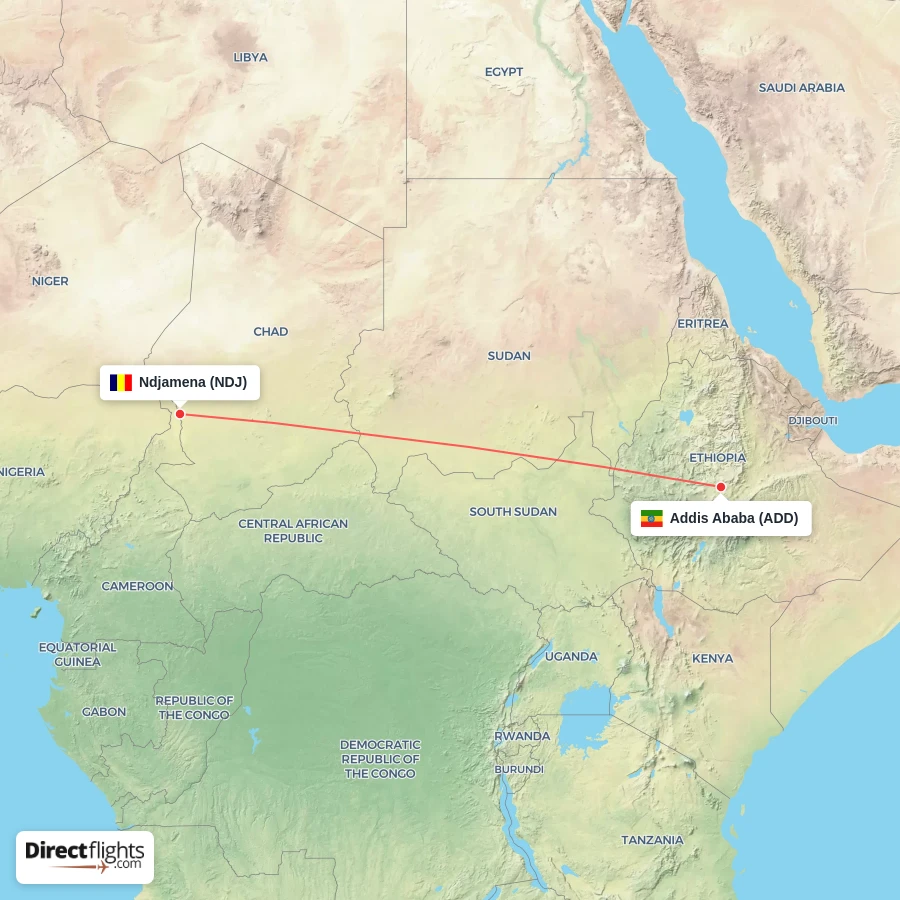 NDJ - ADD route map