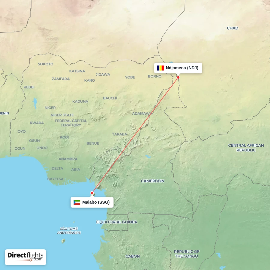 NDJ - SSG route map