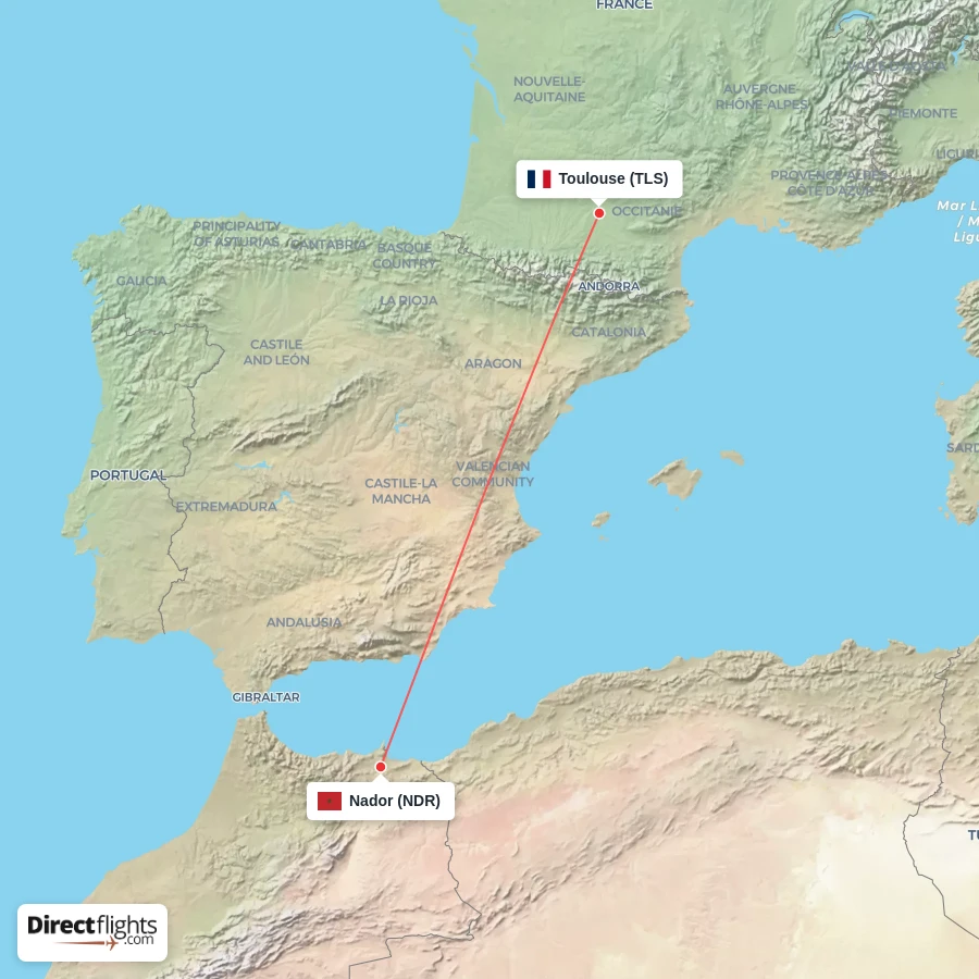 NDR - TLS route map