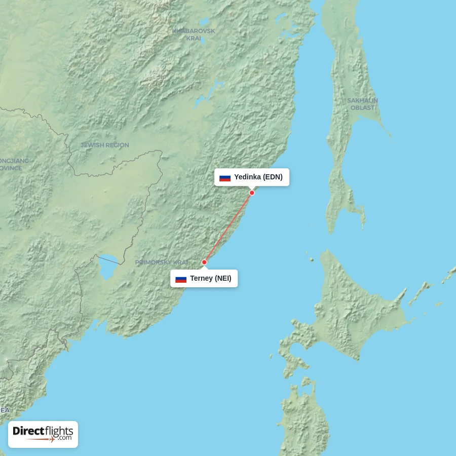 NEI - EDN route map