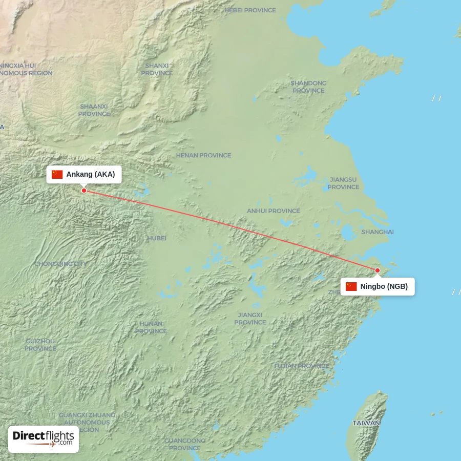 NGB - AKA route map
