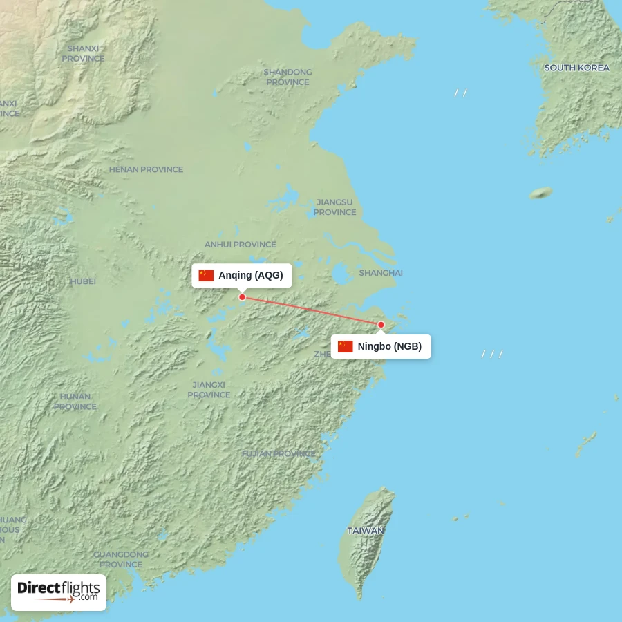 NGB - AQG route map