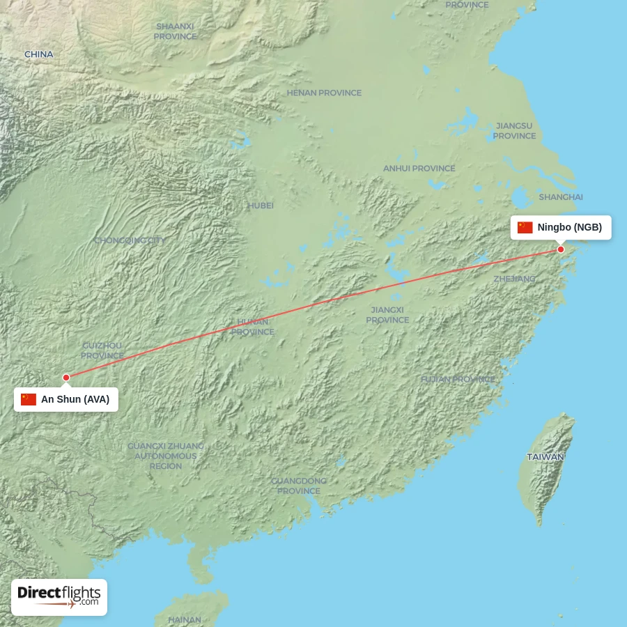 NGB - AVA route map