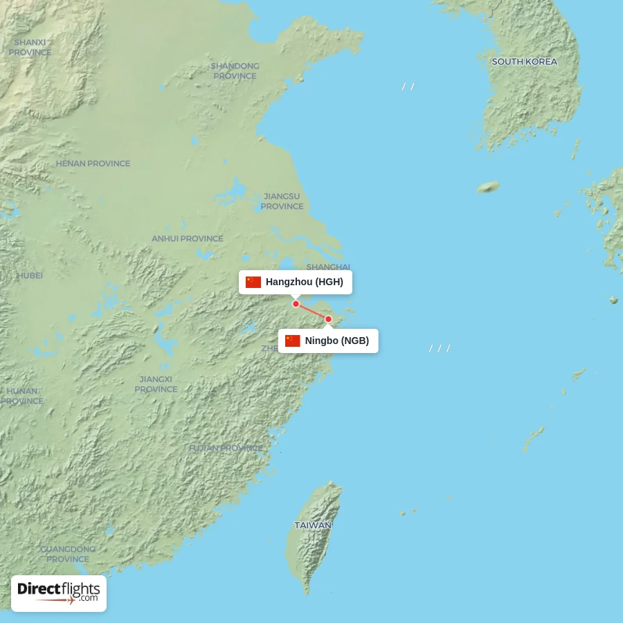 NGB - HGH route map