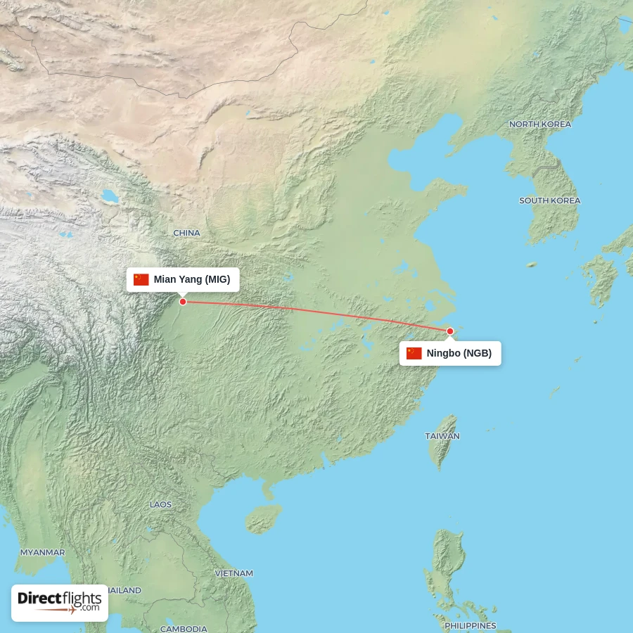 NGB - MIG route map