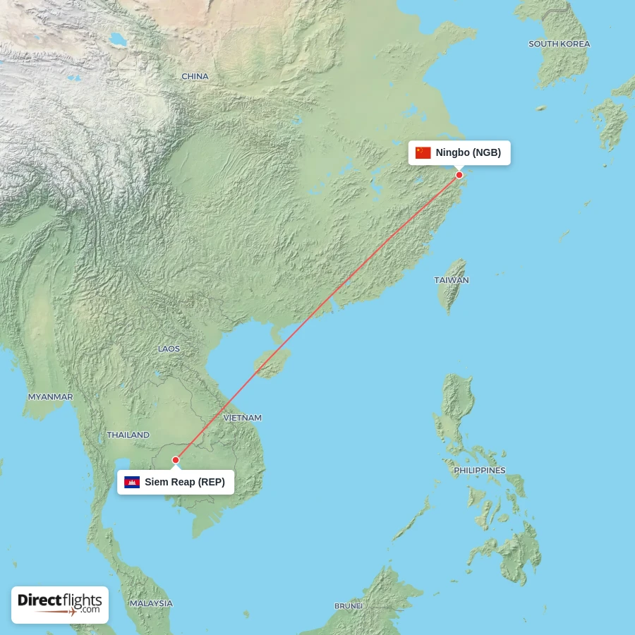 NGB - REP route map