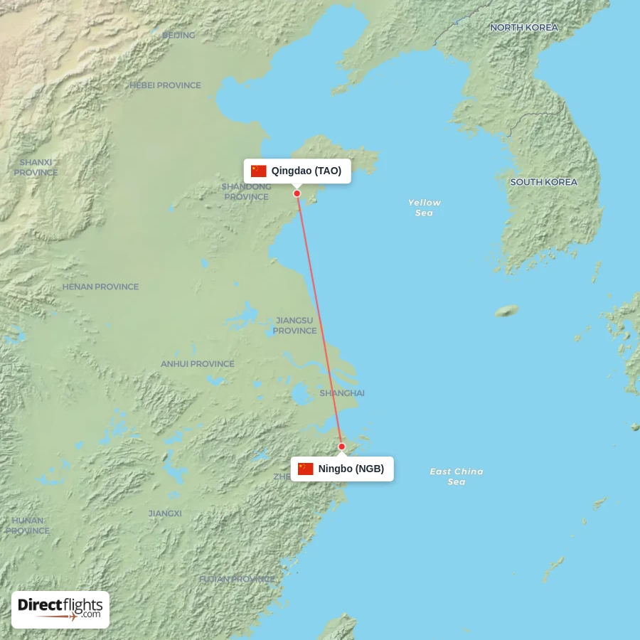 NGB - TAO route map