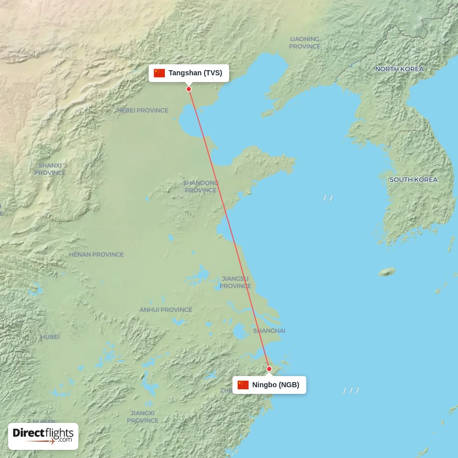 NGB - TVS route map