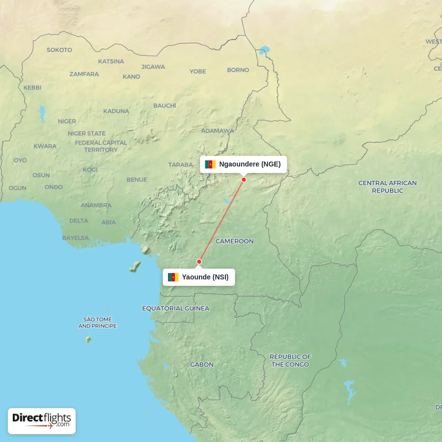 NGE - NSI route map